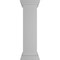 Ekena Millwork 10"W x 40"H Plain Newel Post with Peaked Capital & Base Trim (Installation kit included) NWL10X40PLP0B0 - alternate 6